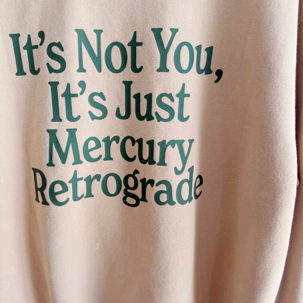 Mayfair Group BLAME RETROGRADE Crewneck Pullover Sweatshirt revolve Sz M/L - Picture 5 of 6